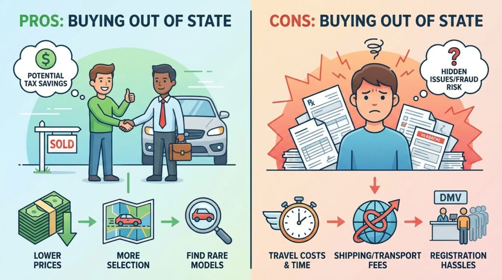 Buy a Car in Another State