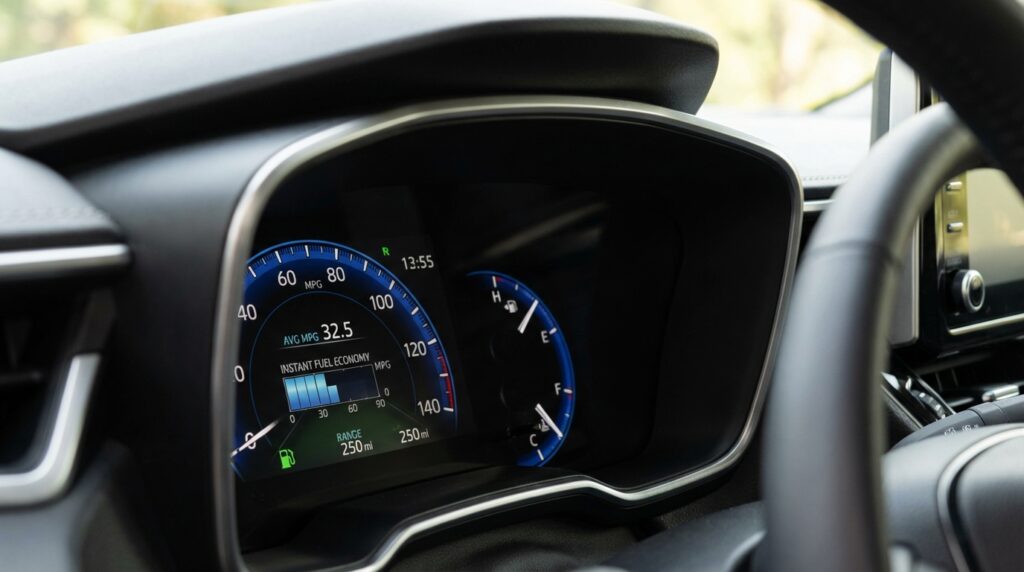 toyota corolla gallons per mile