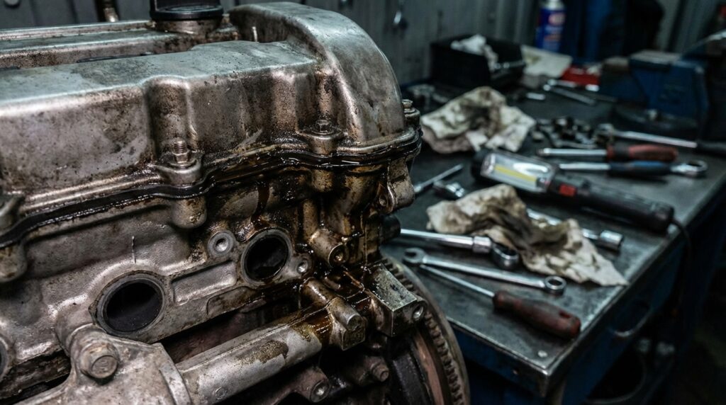 engine oil leak repair cost