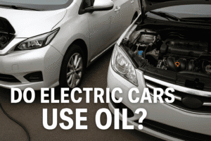 do electric cars use oil