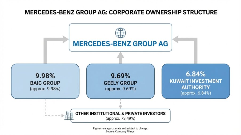 mercedes benz ownership structure
