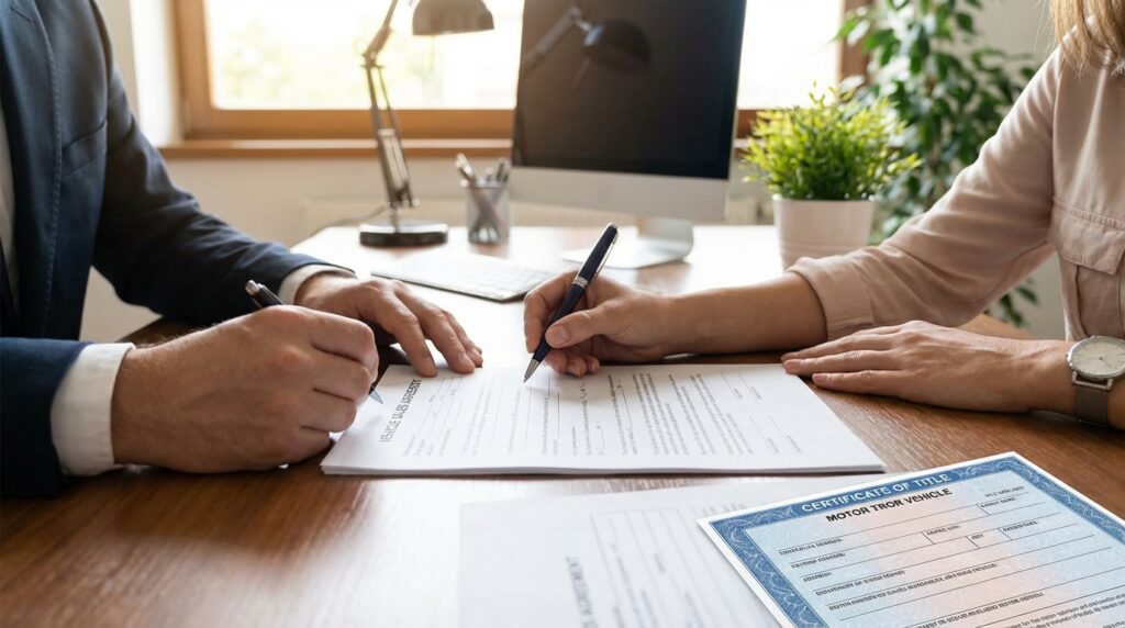 selling a car in texas