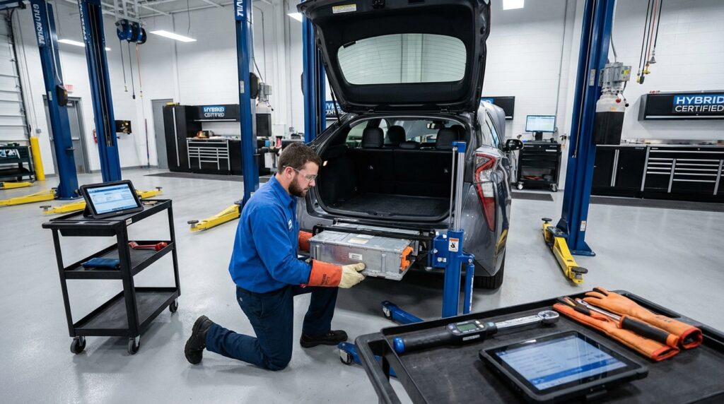 cost of replacing battery in hybrid car