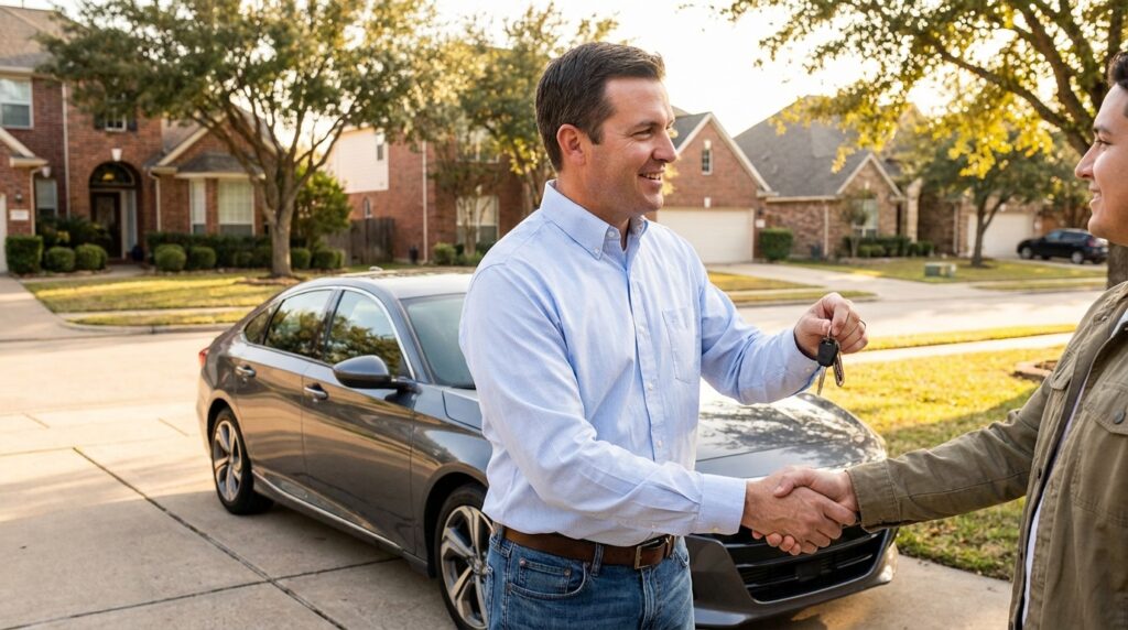 selling a car in texas