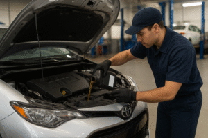 toyota oil change