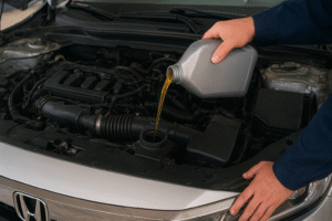 honda oil change