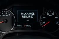 oil change required ford