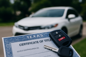 selling a car in texas