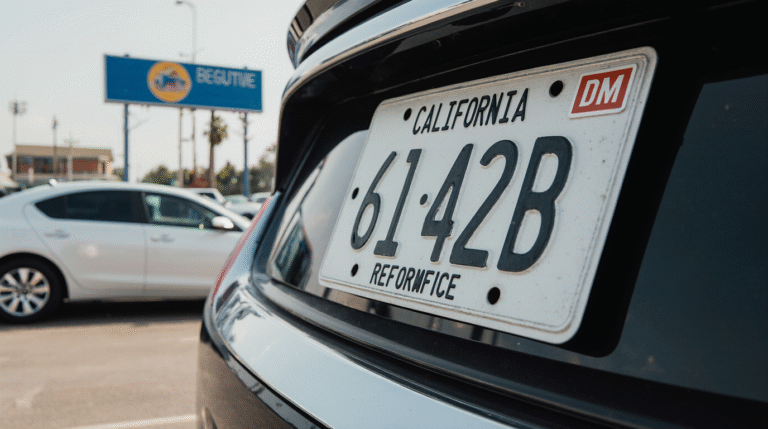 how much is car registration in california