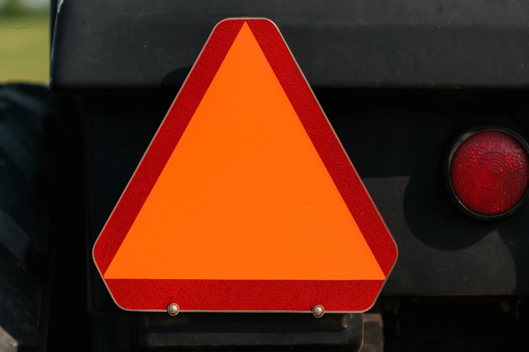 slow moving vehicle sign