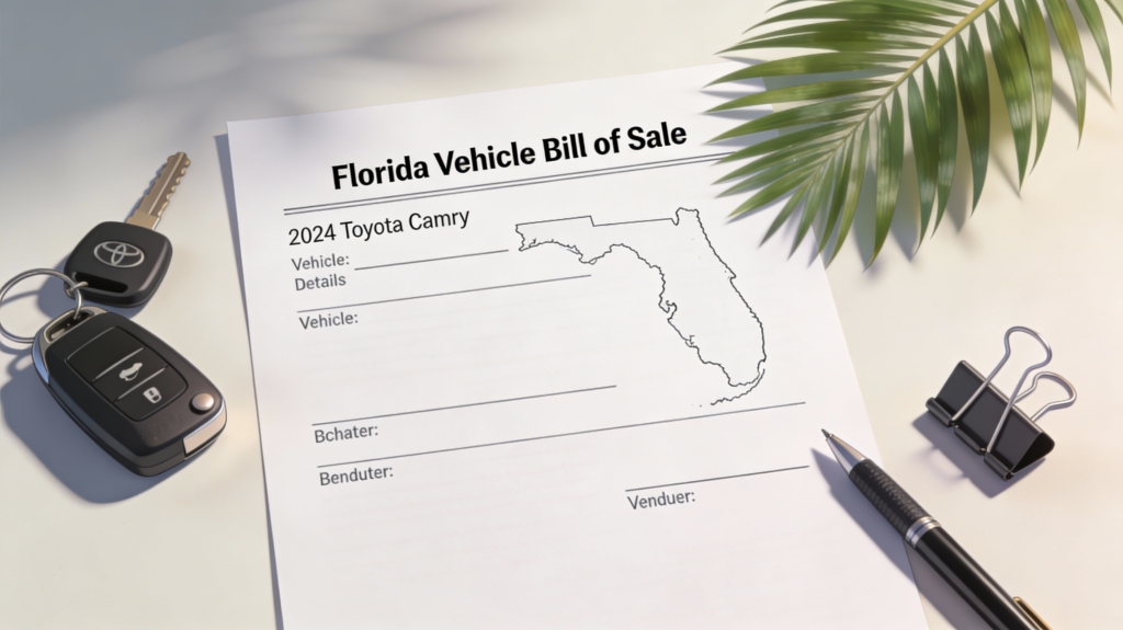 car bill of sale florida