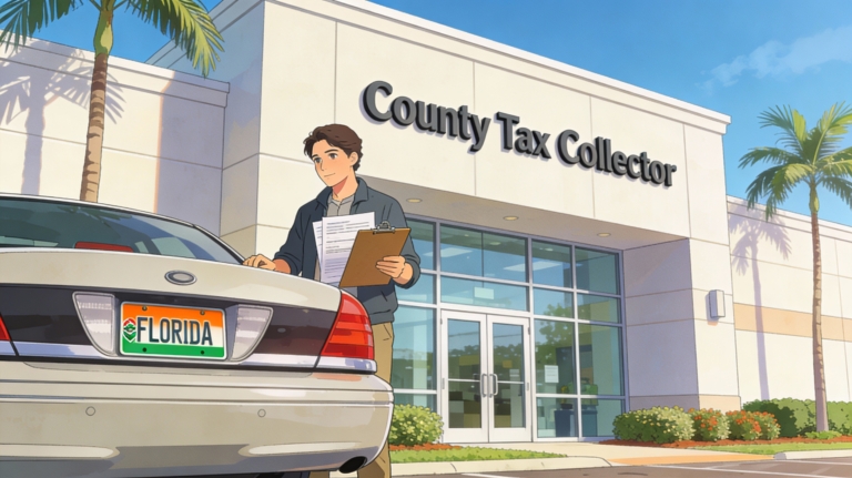 how to register a car in florida