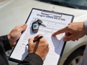 oregon vehicle bill of sale