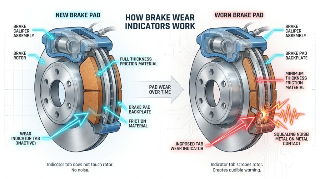 VW Golf brake pads replacement