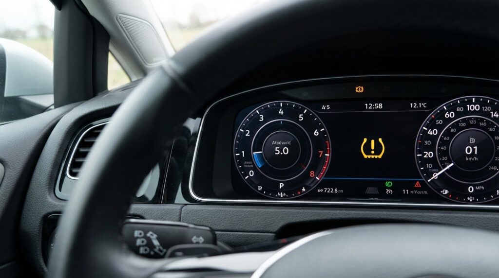 VW Golf tire pressure