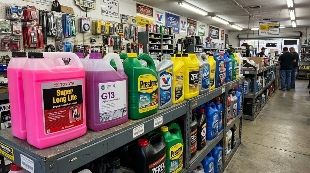 VW Golf coolant type