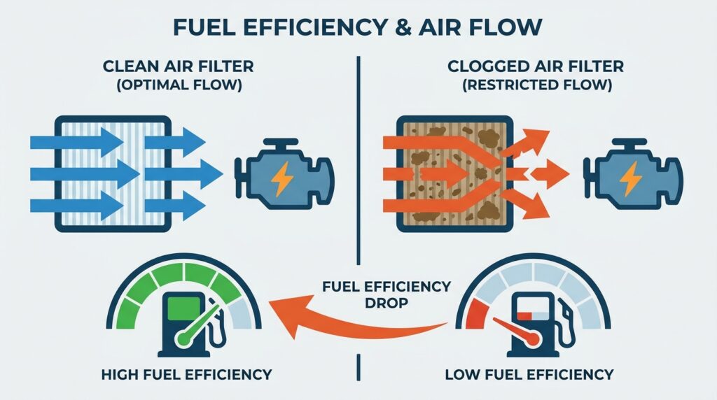VW Golf air filter replacement