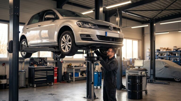 VW Golf transmission fluid change