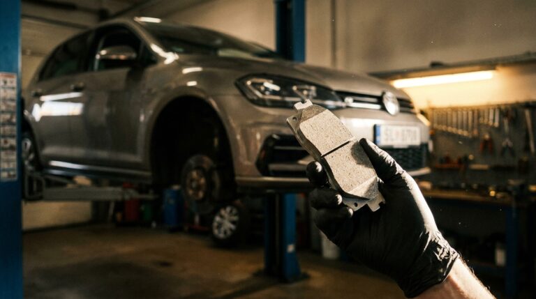 VW Golf brake pads replacement