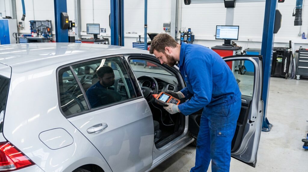 VW Golf check engine light