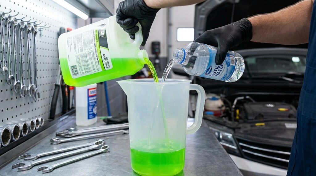 VW Golf coolant type