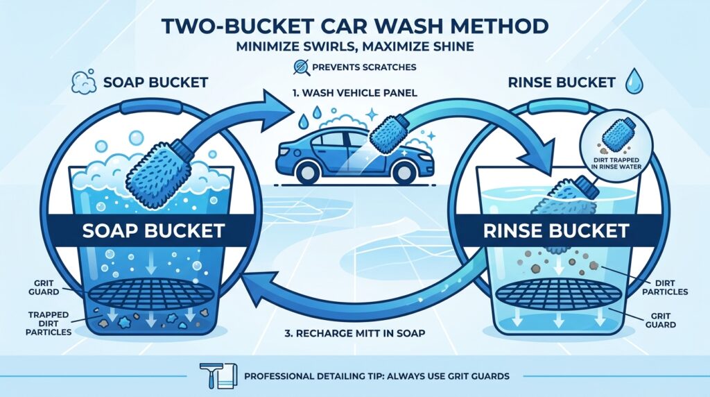 VW Golf detailing & car wash guide