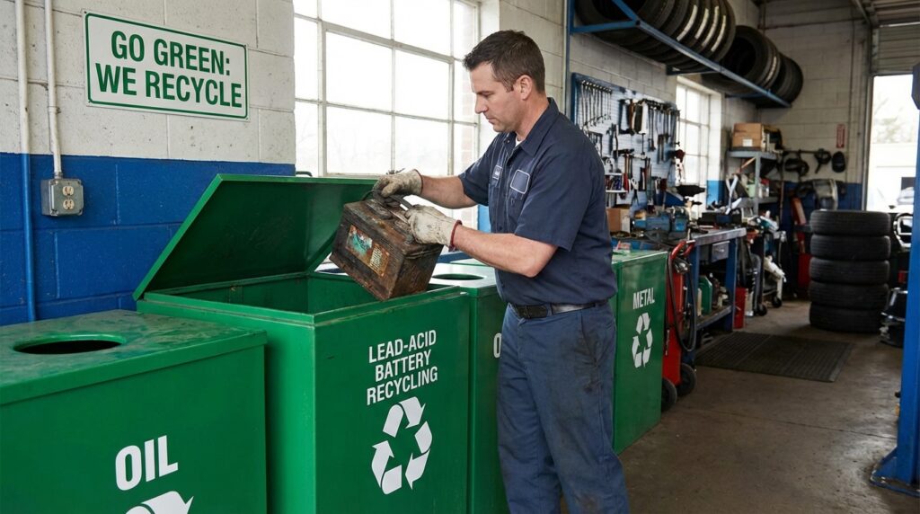 VW Golf battery replacement