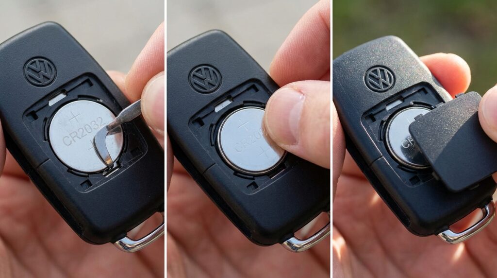volkswagen key fob battery