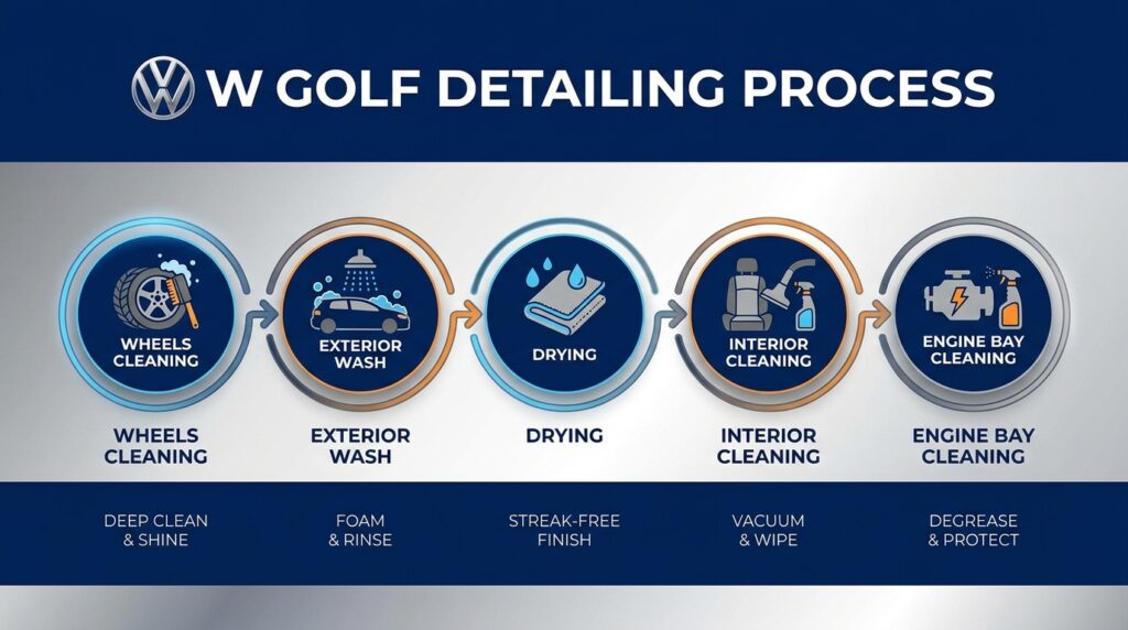 VW Golf detailing & car wash guide