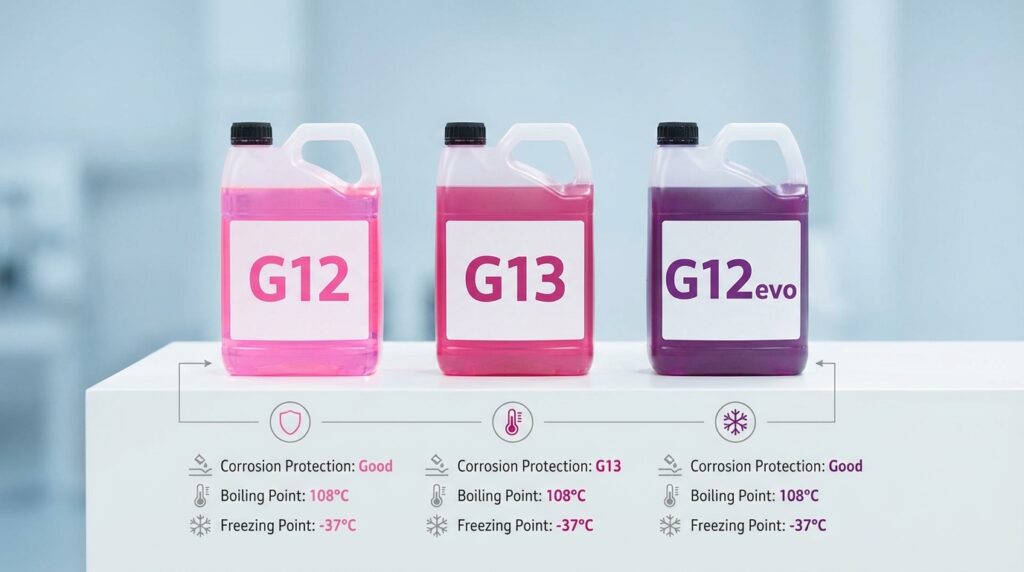 VW Golf coolant type