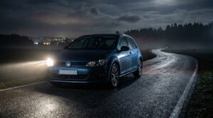 VW Golf headlight bulb replacement