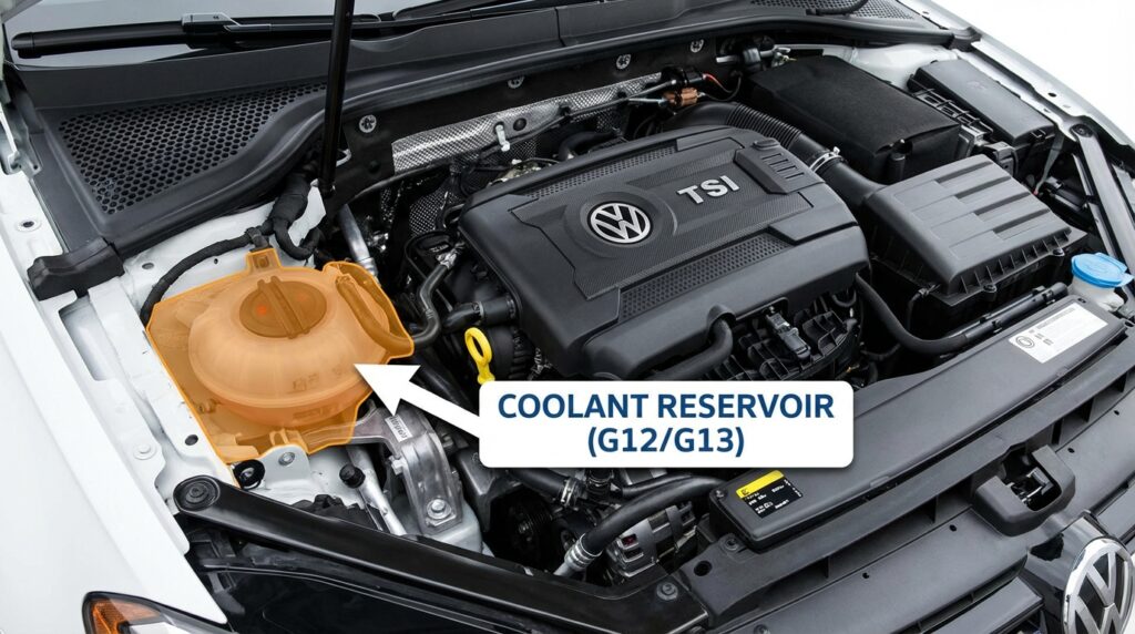 VW Golf coolant type