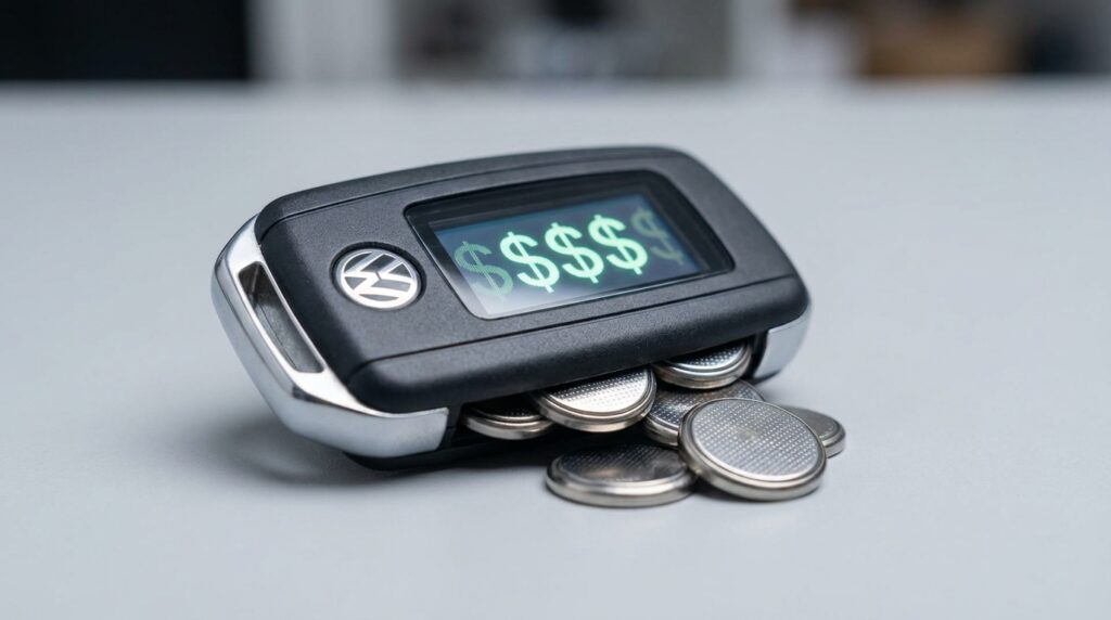 volkswagen key fob battery